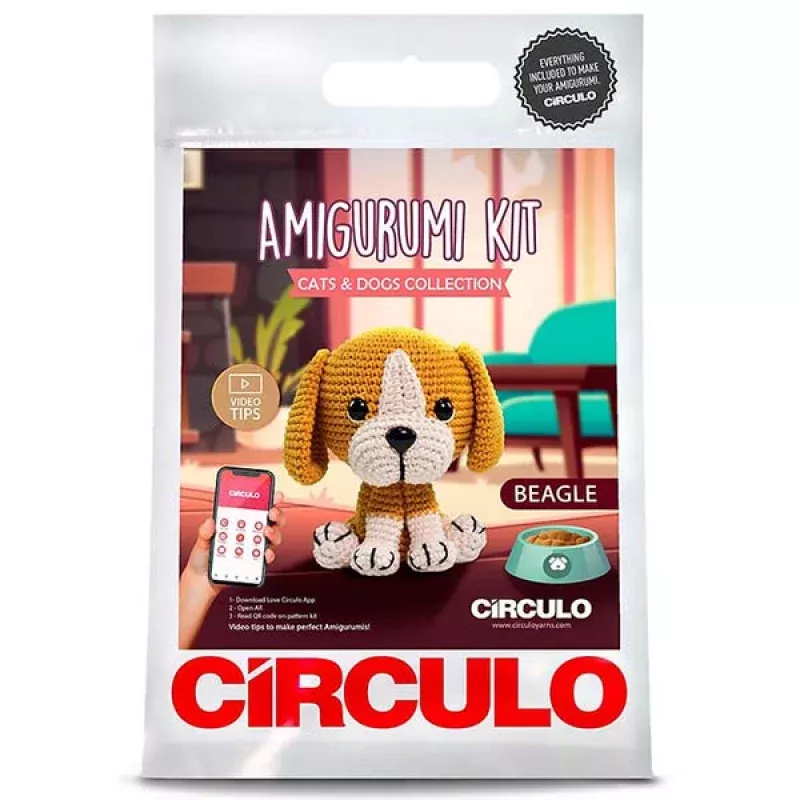 Circulo Amigurumi Kit – Beagle