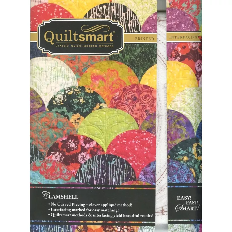 Clamshell Quilt Pattern & Interfacing by QuiltSmart