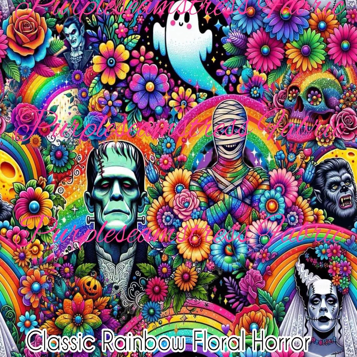 Classic Rainbow Floral HorrorFa…