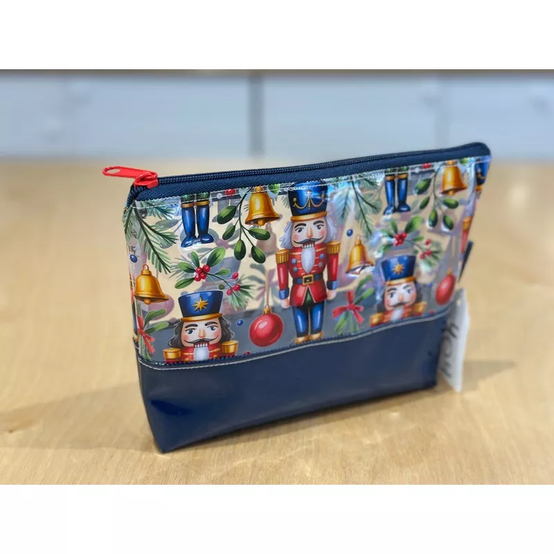 Clear Vinyl Bag #404 – Nutcracker Christmas with Navy Base