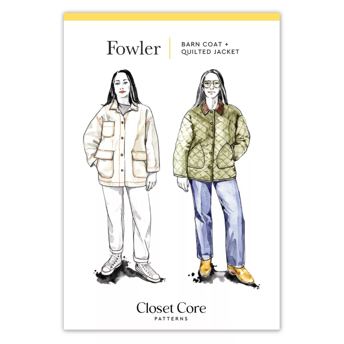 Closet Core Patterns – Fowler Barn Coat + Quilted Jacket
