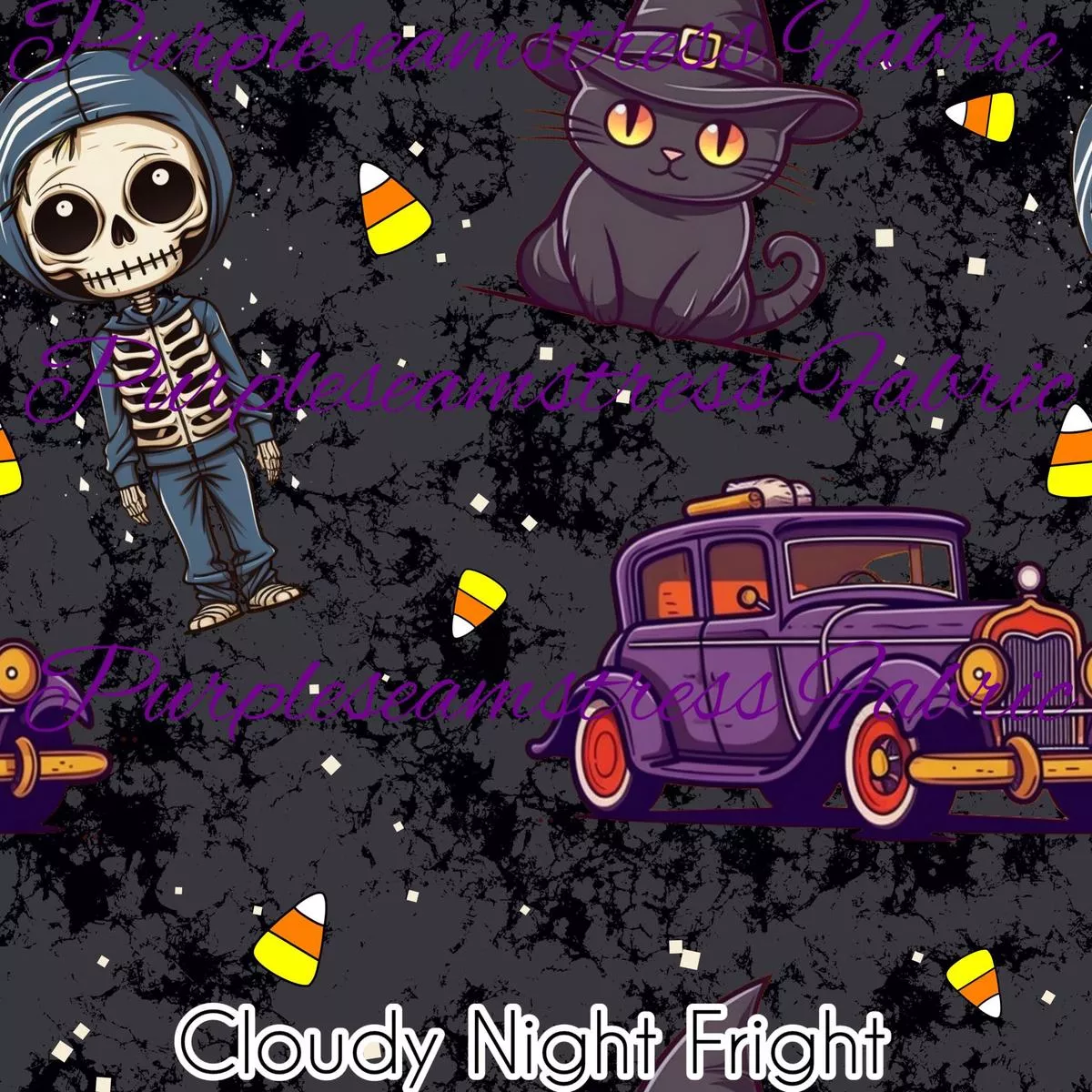 Cloudy Night FrightFabric