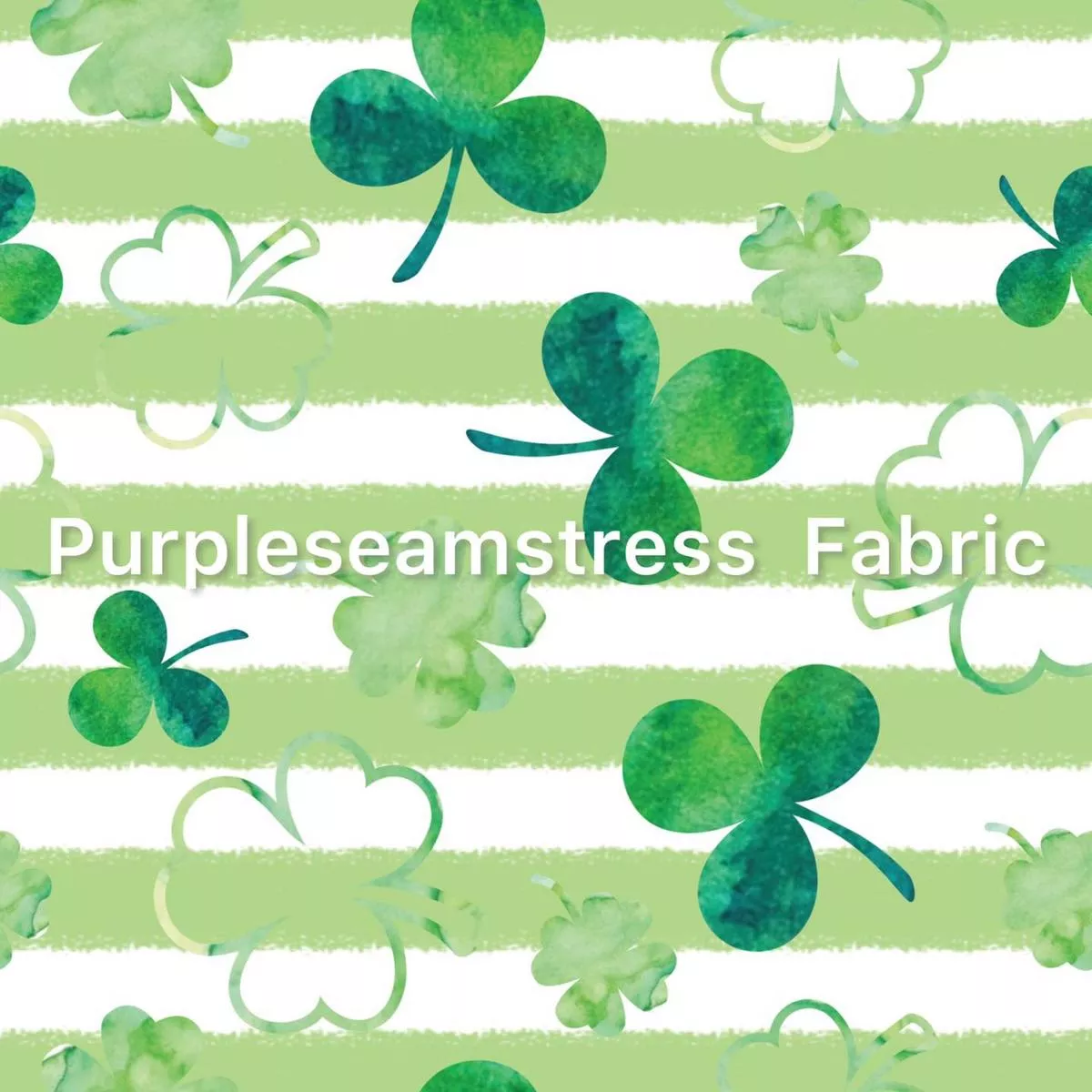 Clovers on StripesFabric