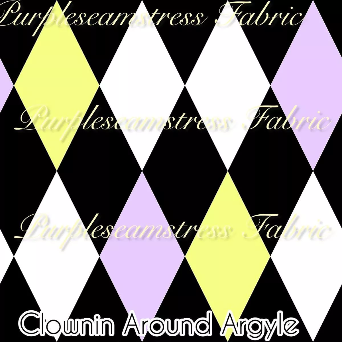 Clownin Around ArgyleFabric