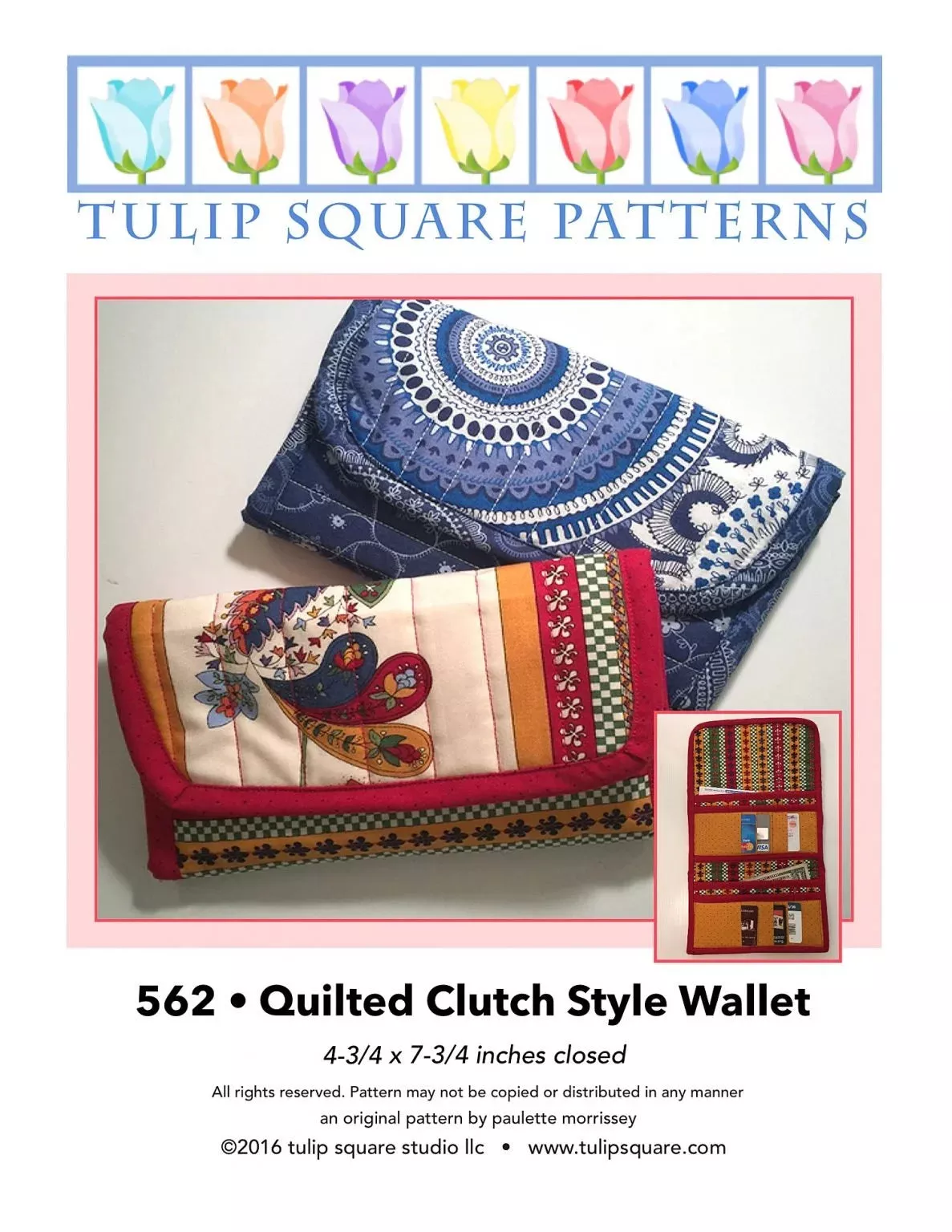 Clutch Style Wallet Downloadable Pattern