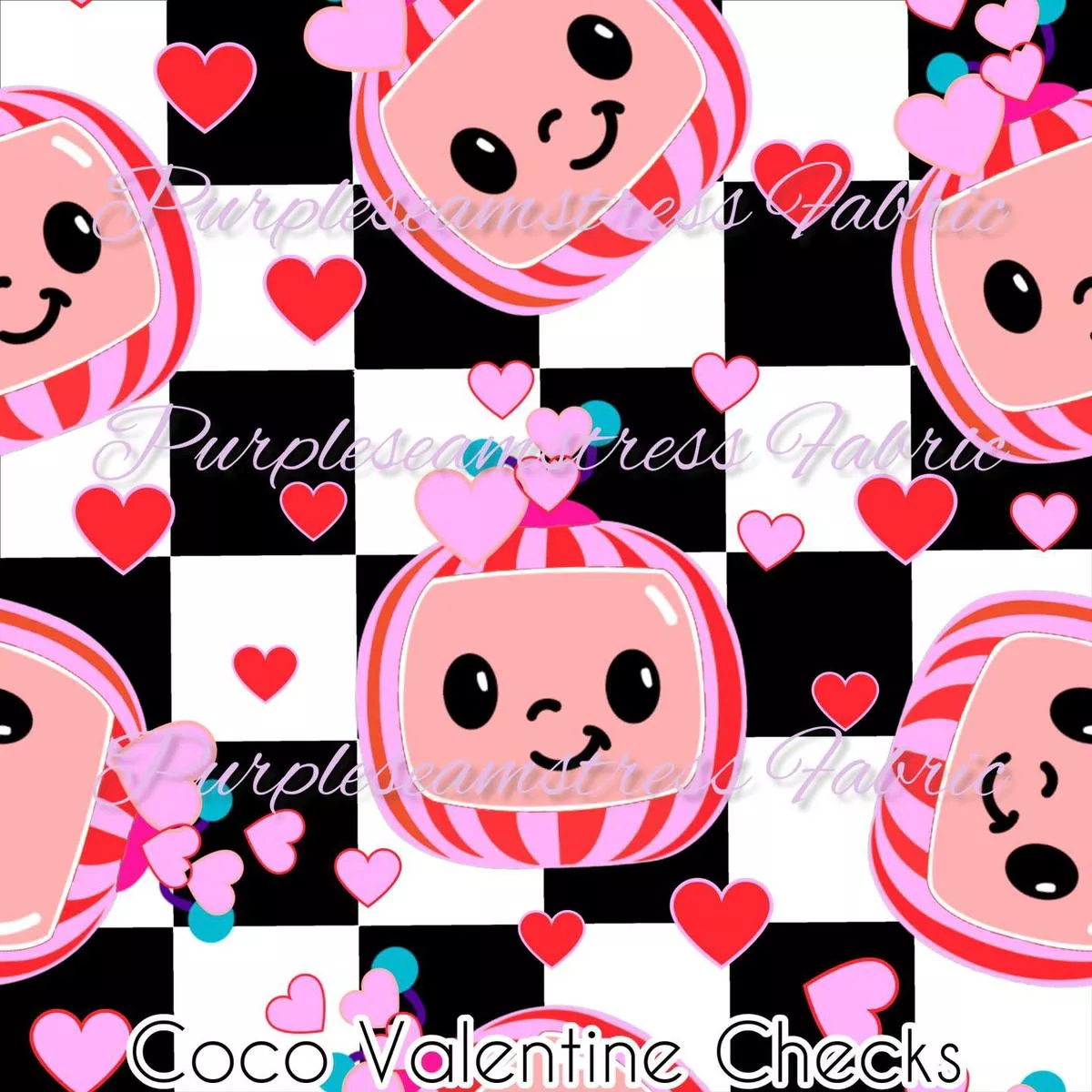 Coco Valentine ChecksFabric