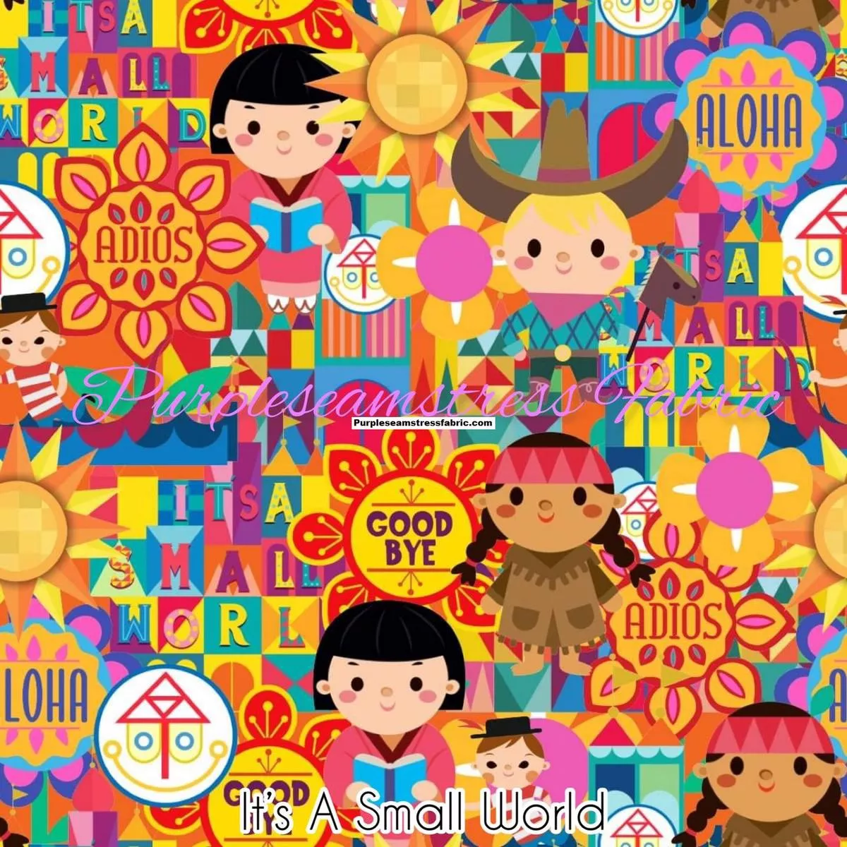Collage Its A Small WorldFabri…