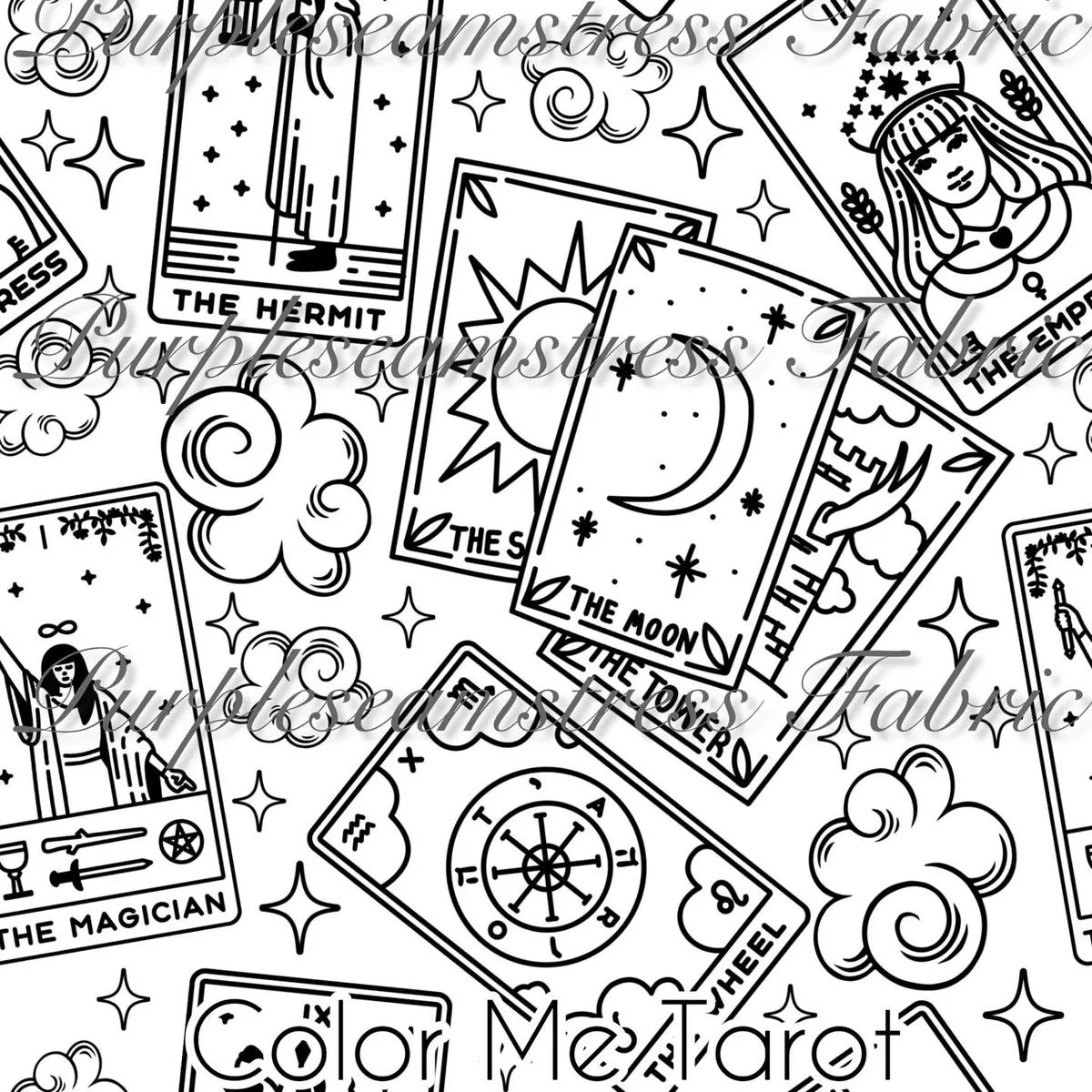 Color Me TarotFabric