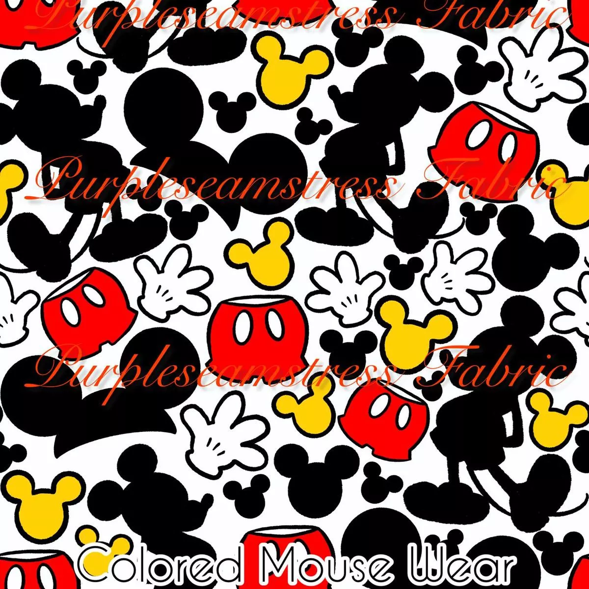 Colored Mouse WearFabric