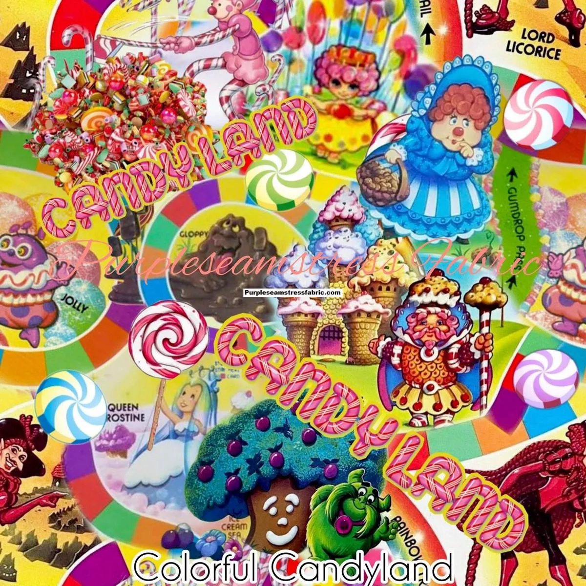 Colorful CandylandFabric