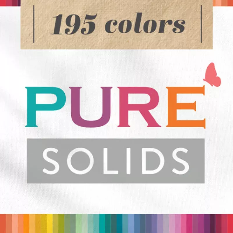 Complete Pure Solids Collection | 195 Colors