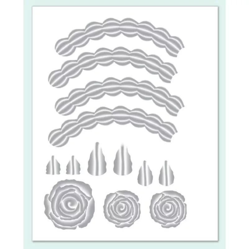 Concord & 9th Icing on the Cake Embossing Folder 12974