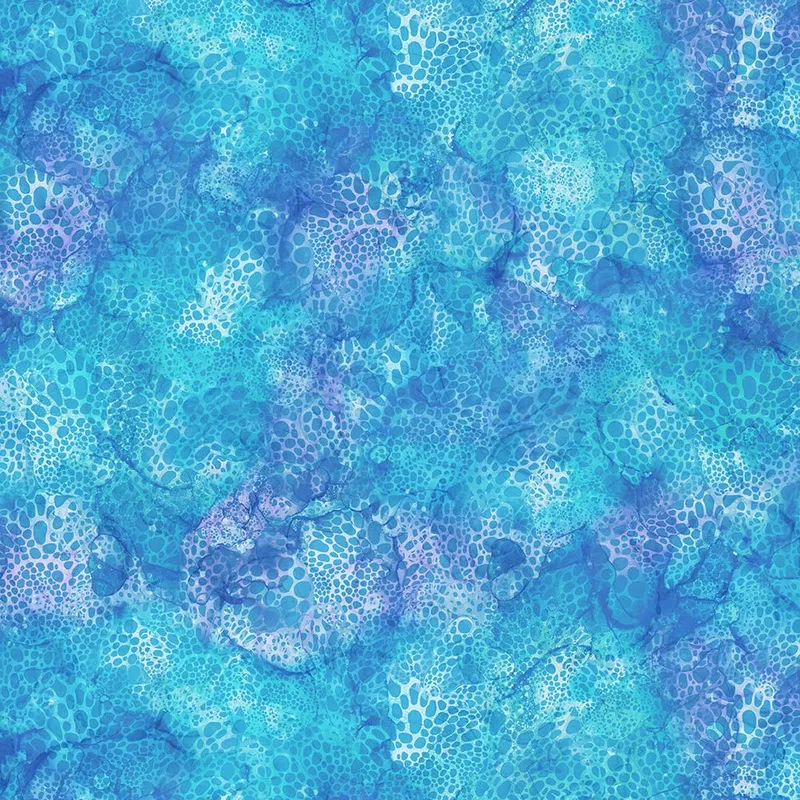 Coral Reef DP28880-44 Bubbles Blue