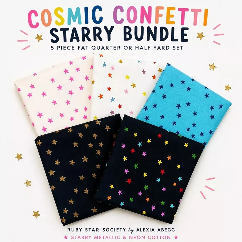 Cosmic Confetti Starry Bundle | Ruby Star Society by Alexia Abegg | 5-Piece Set