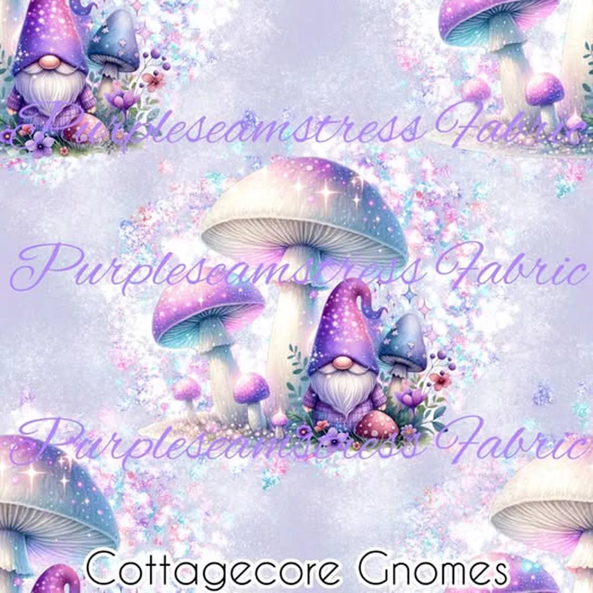 Cottagecore GnomesFabric