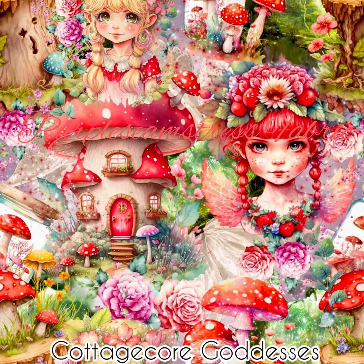 Cottagecore GoddessesFabric