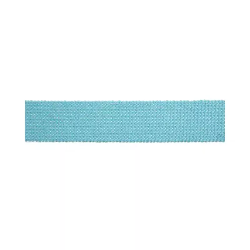 Cotton Acrylic Webbing30mmLight Aqua