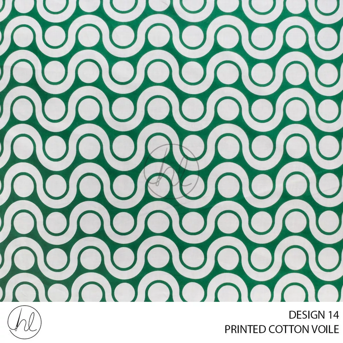COTTON VOILE 56 GREEN 150CM PER M