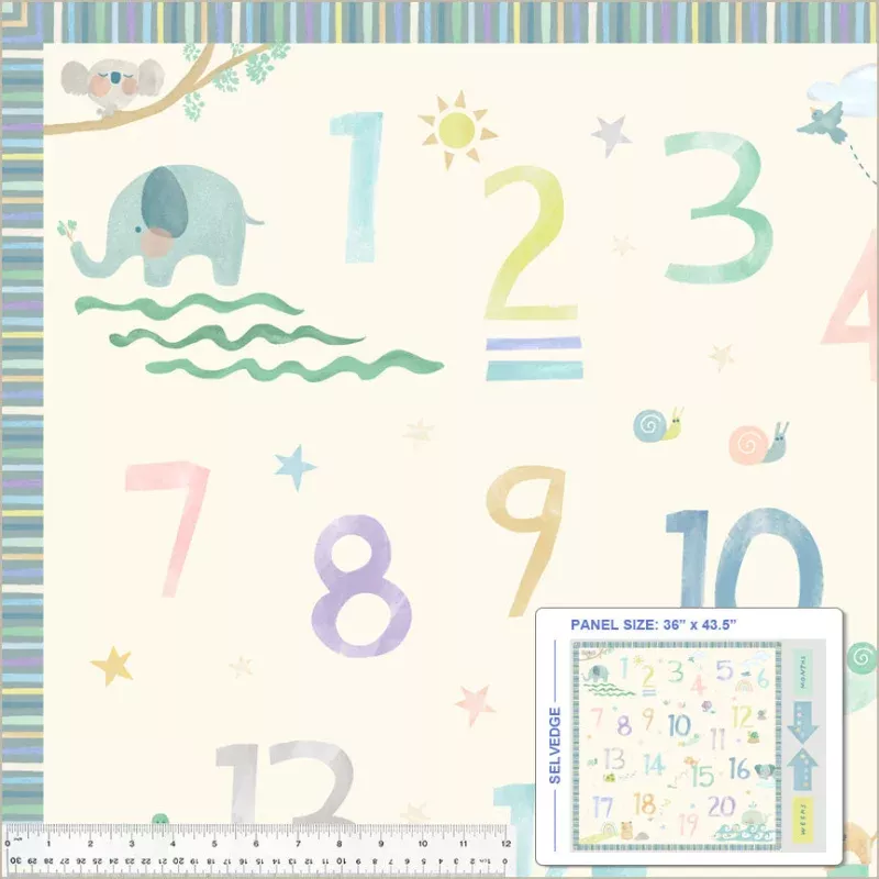 Count on Me Exploring Numbers Ivory Panel