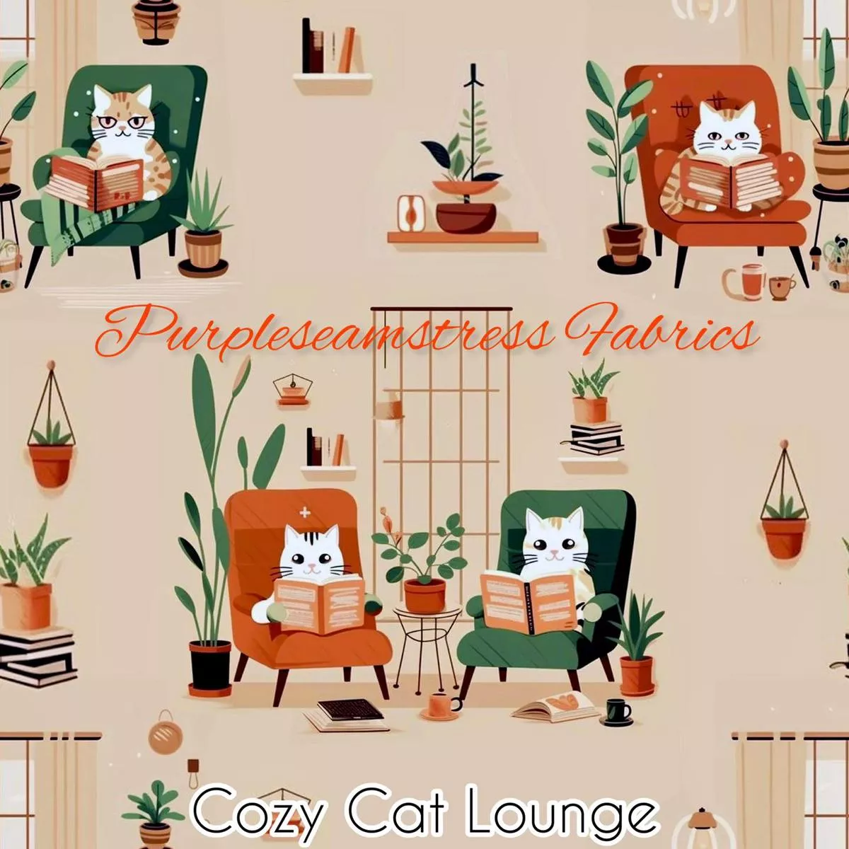 Cozy Cat LoungeFabric