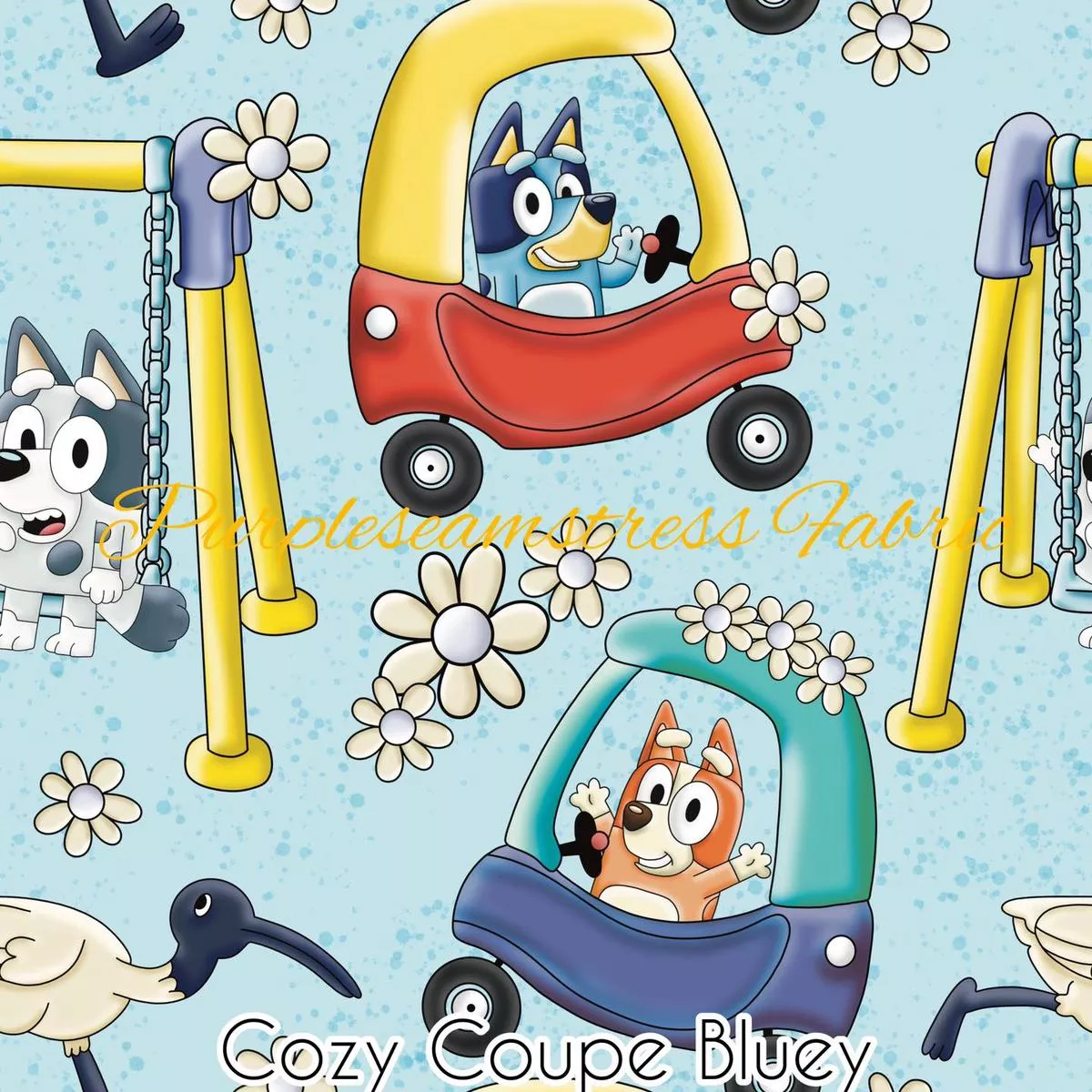 Cozy Coupe BlueyFabric