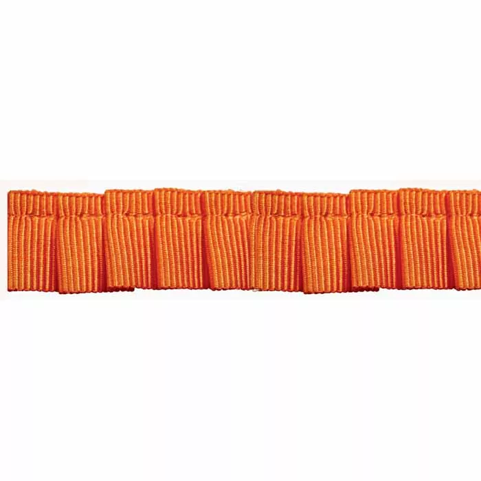 CREATIV DCOR Ruffled GrosgrainOrange14mm15m