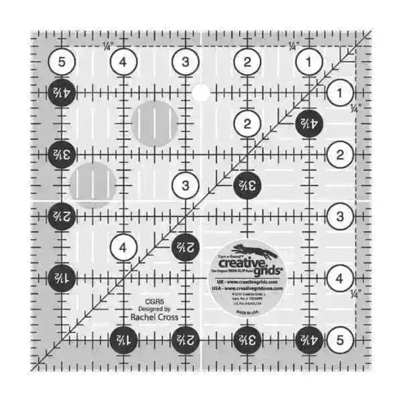 Creative Grids – 5.5in Square Ruler