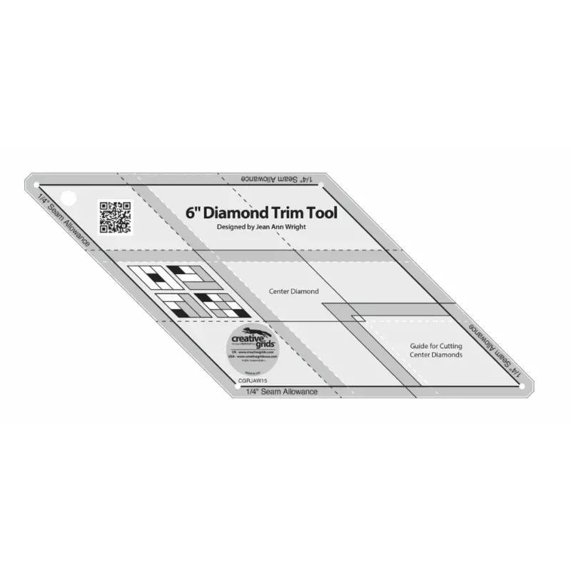 Creative Grids 6″ Diamond Trim Tool (CGRJAW15)