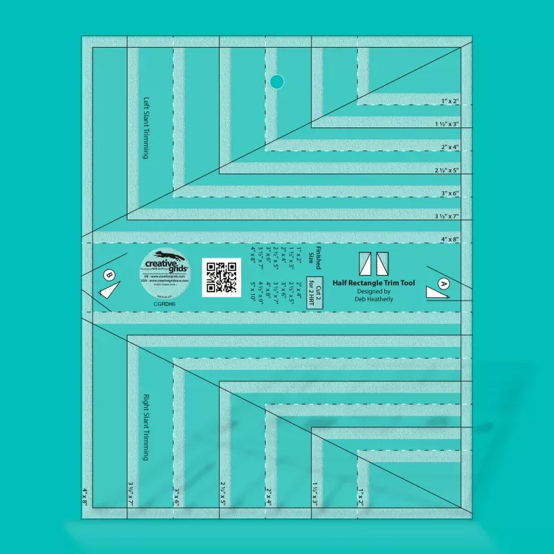 Creative Grids – Non-Slip Half Rectangle Trim Tool