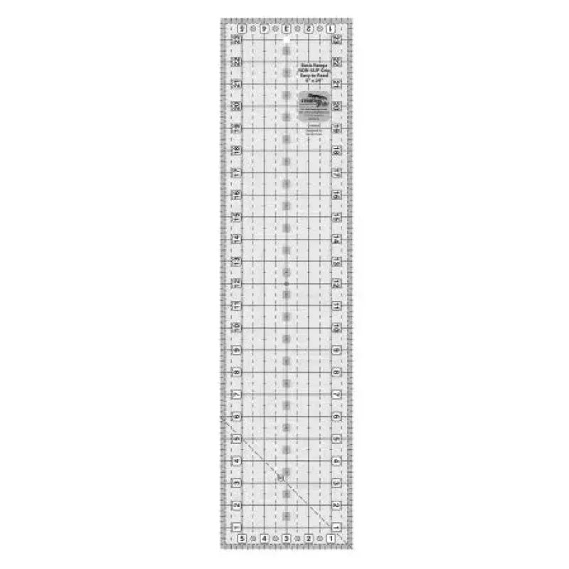 Creative Grids Quilt Ruler Basic Range 6in x 24in Rectangle CGRBR6 from Creative Grids USA