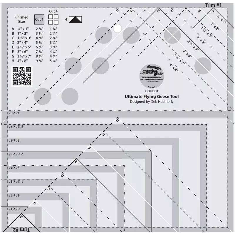 Creative Grids Ultimate Flying Geese Tool – CGRDH4