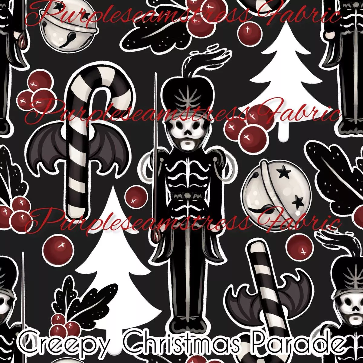 Creepy Christmas NutcrackerFabr…