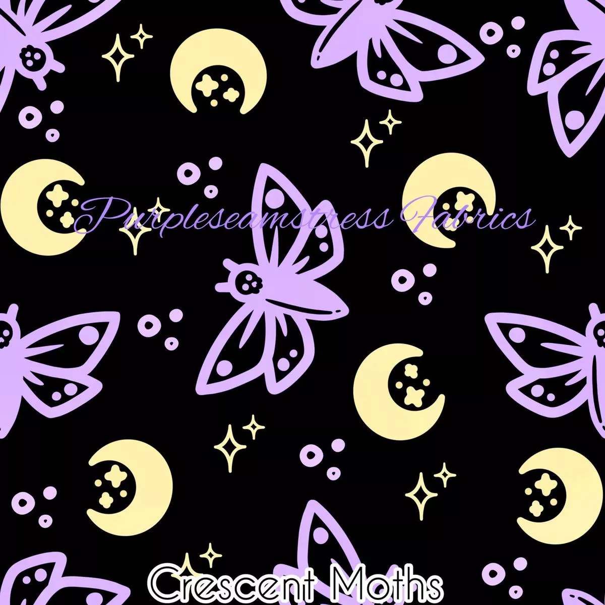 Crescent MothsFabric