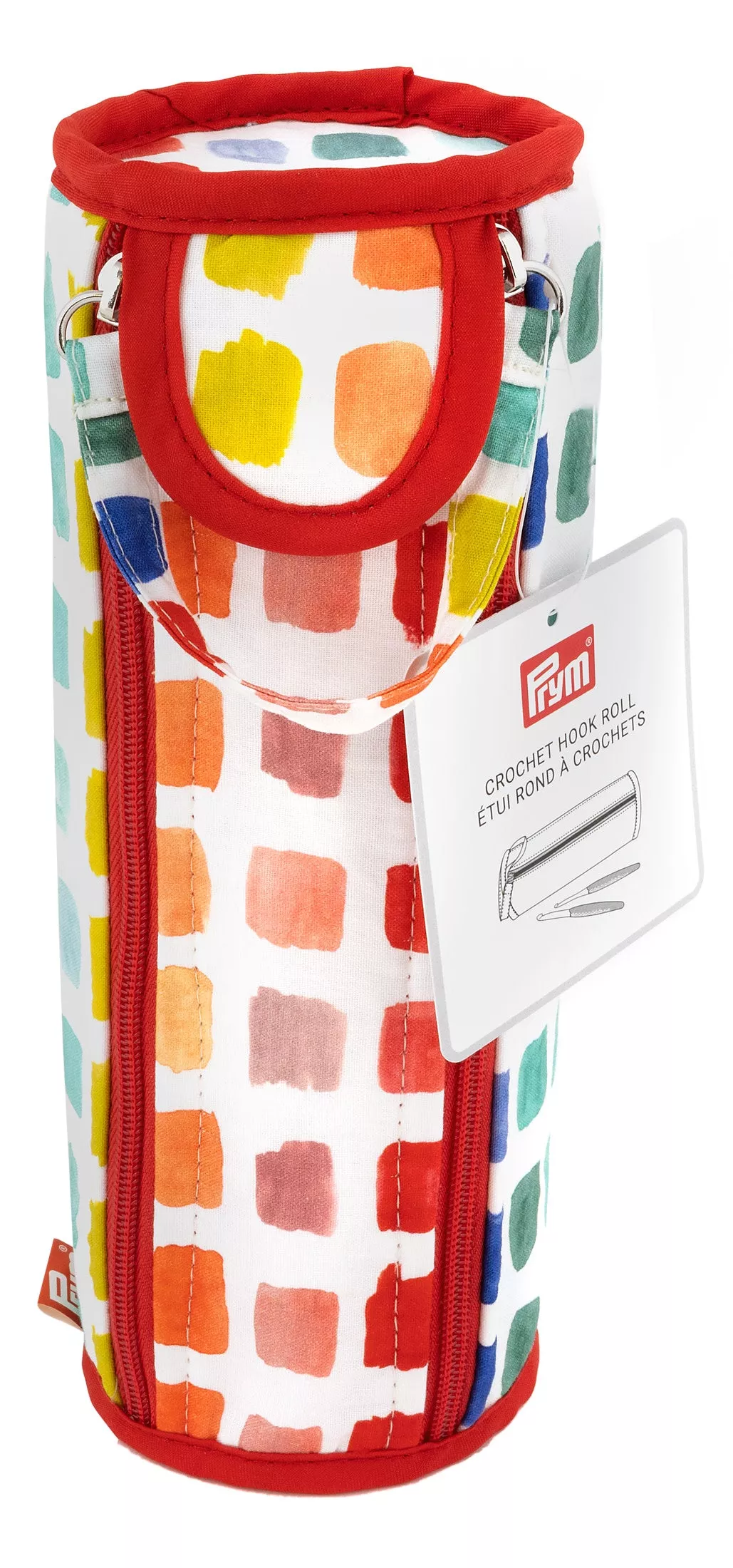 Crochet Hook Roll & Organizer, Rainbow Specks
