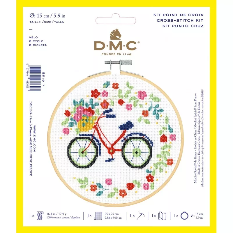 Cross Stitch Kit – Bicycle