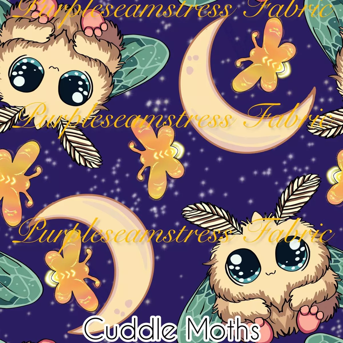Cuddle MothsFabric