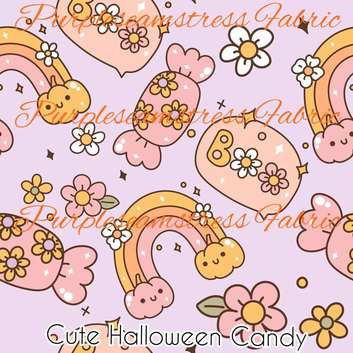 Cute Halloween CandyFabric