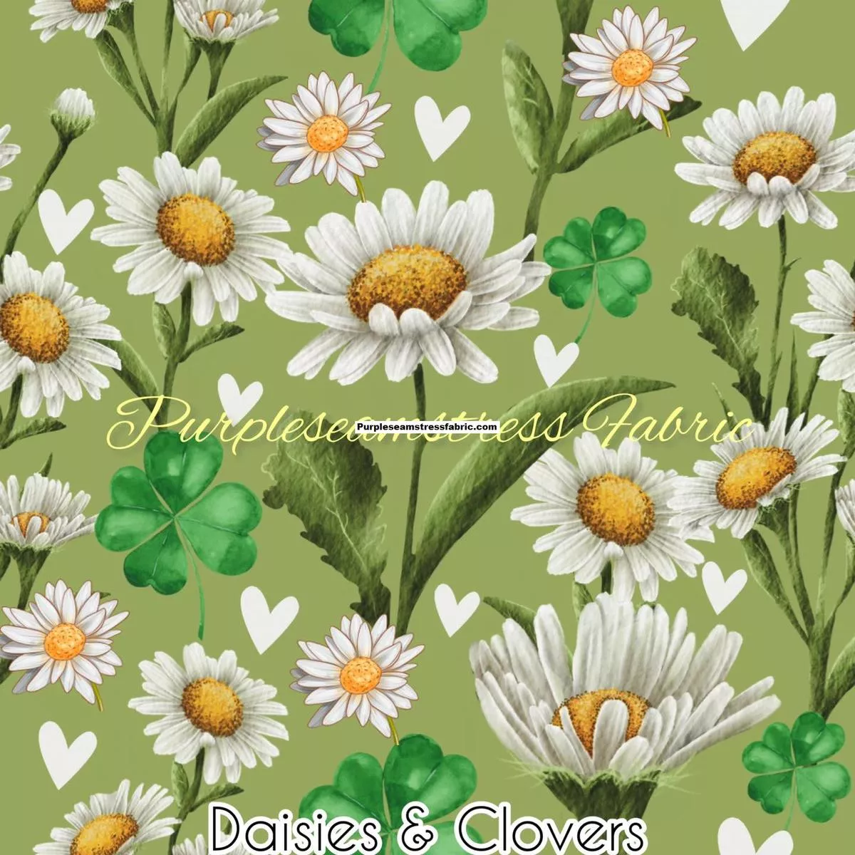 Daisies & CloversFabric