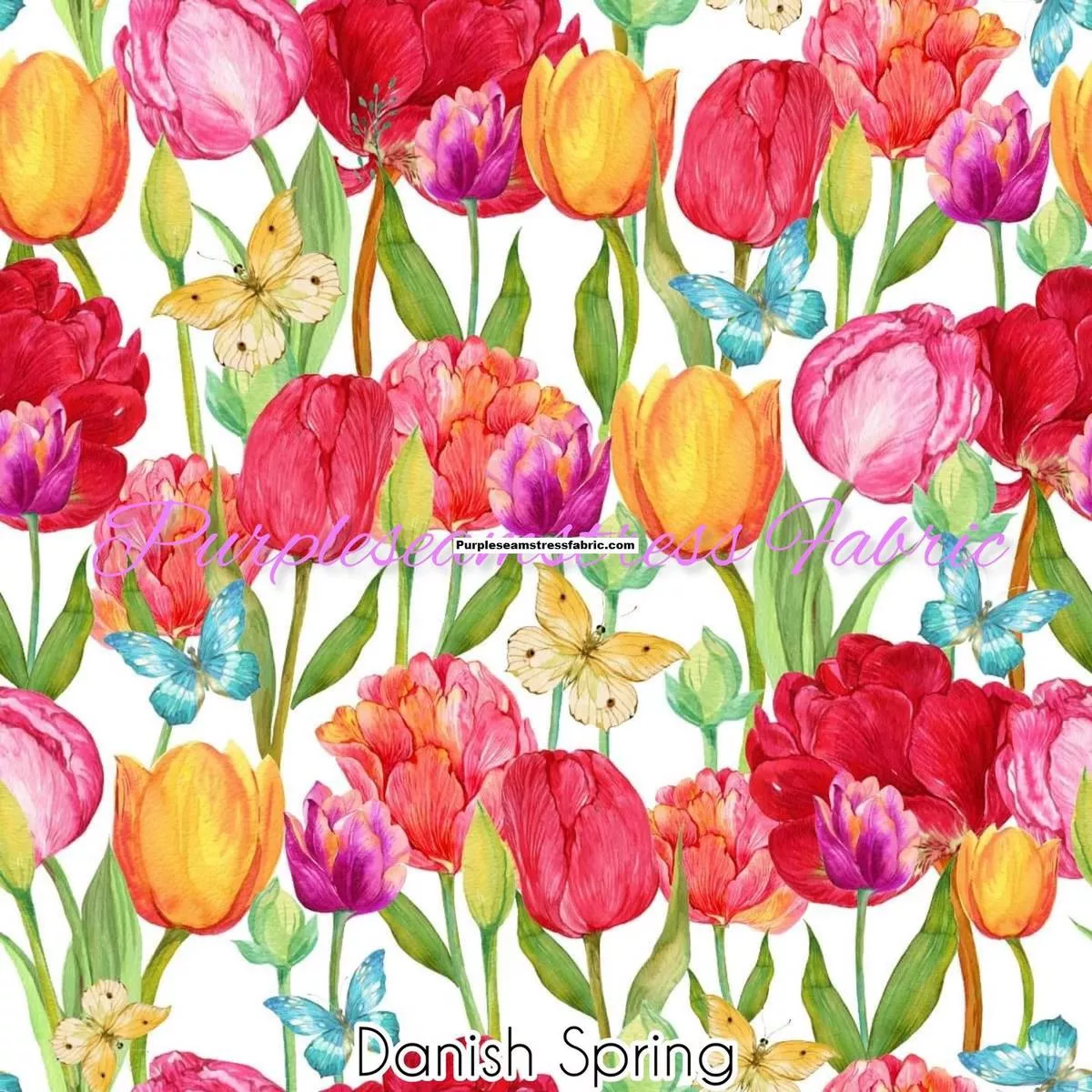 Danish Spring TulipsFabric