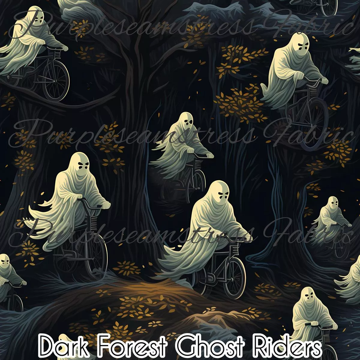 Dark Forest Ghost RidersFabric