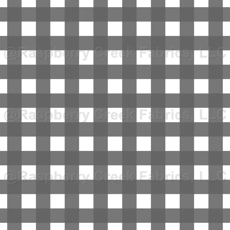 Dark Gray Simple Plaid – small