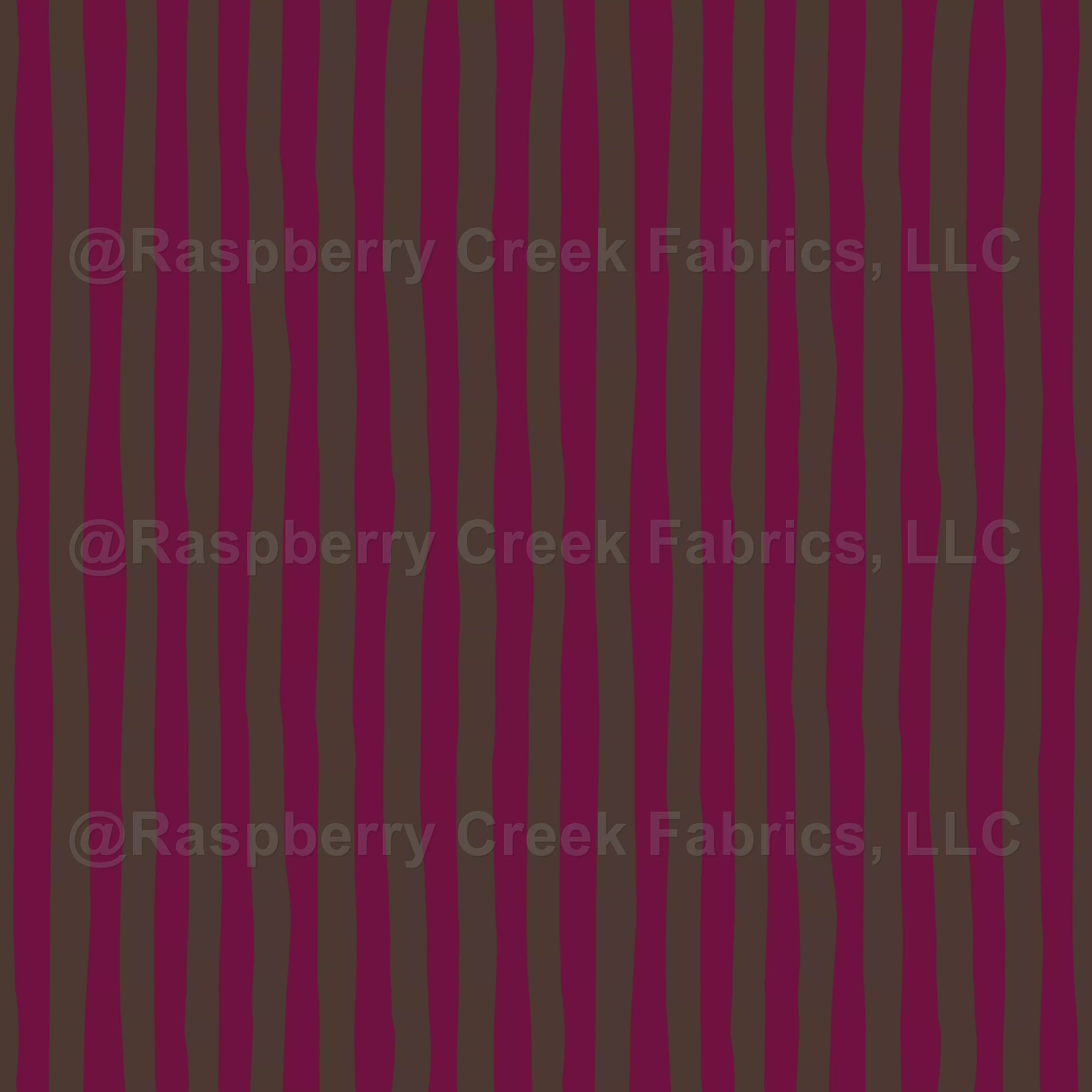 Dark Pink & Brown Wonky Stripes