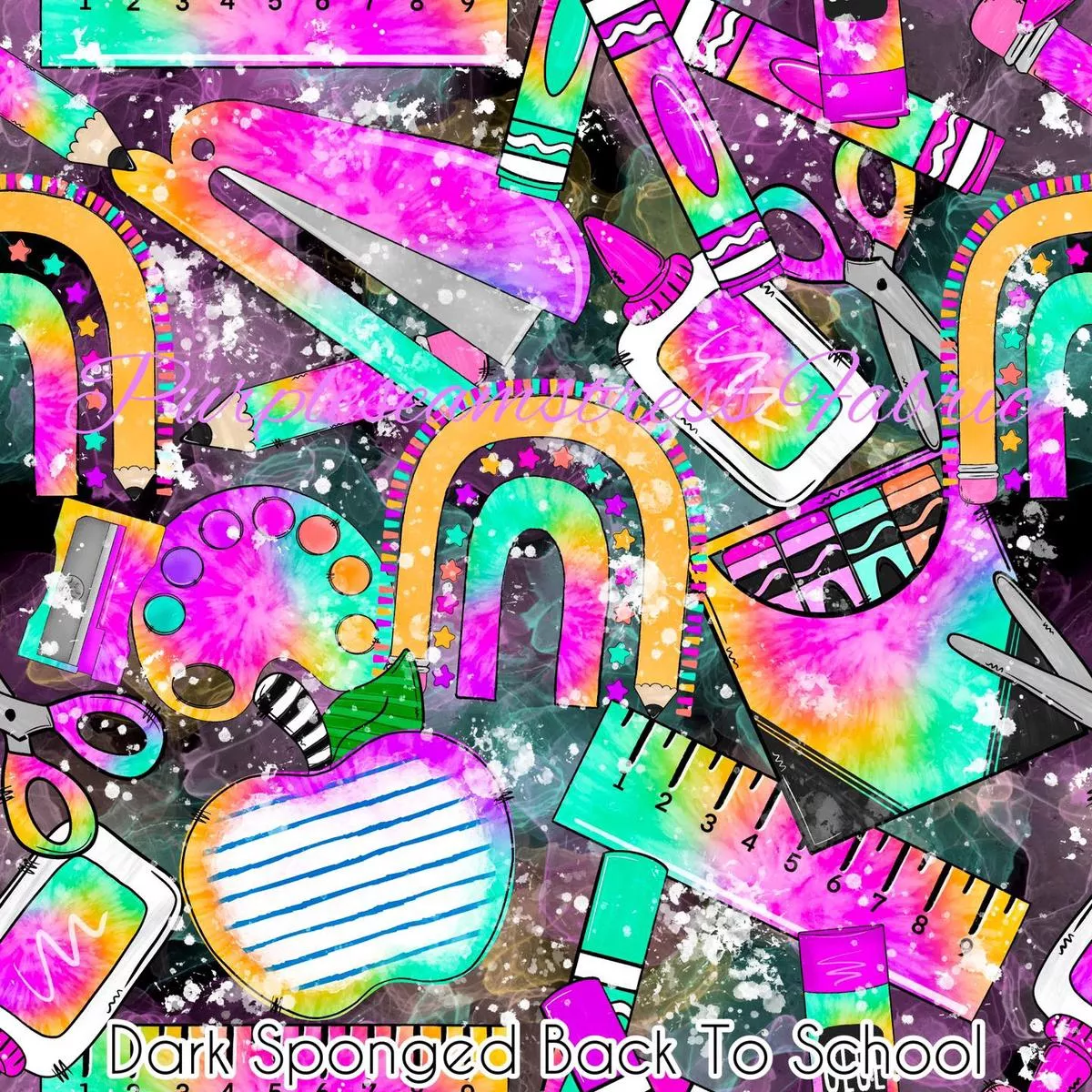 Dark Sponged Back to SchoolFabr…