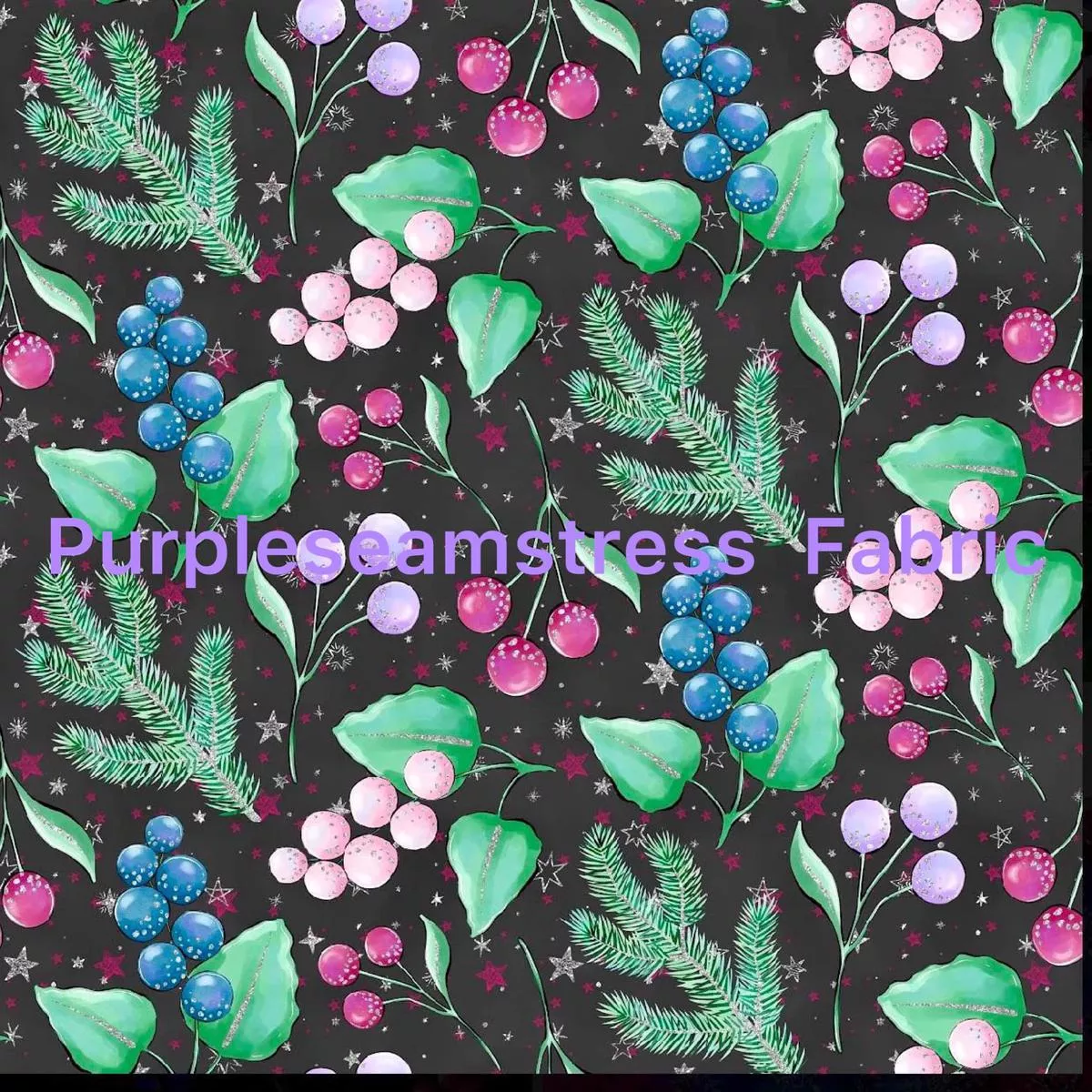 Dark Winter BerriesFabric