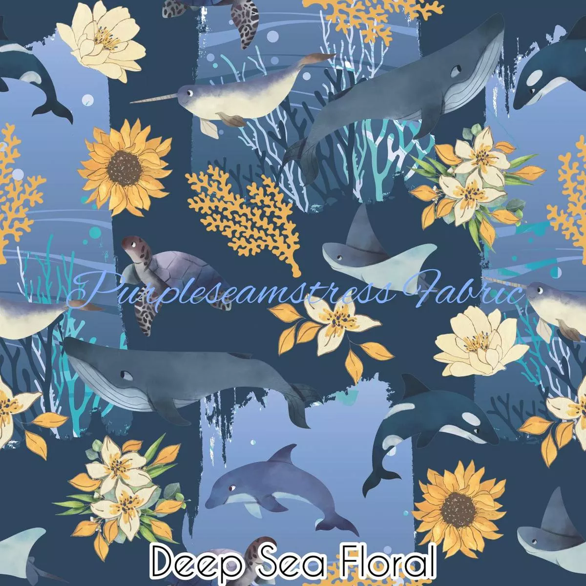 Deep Sea FloralFabric