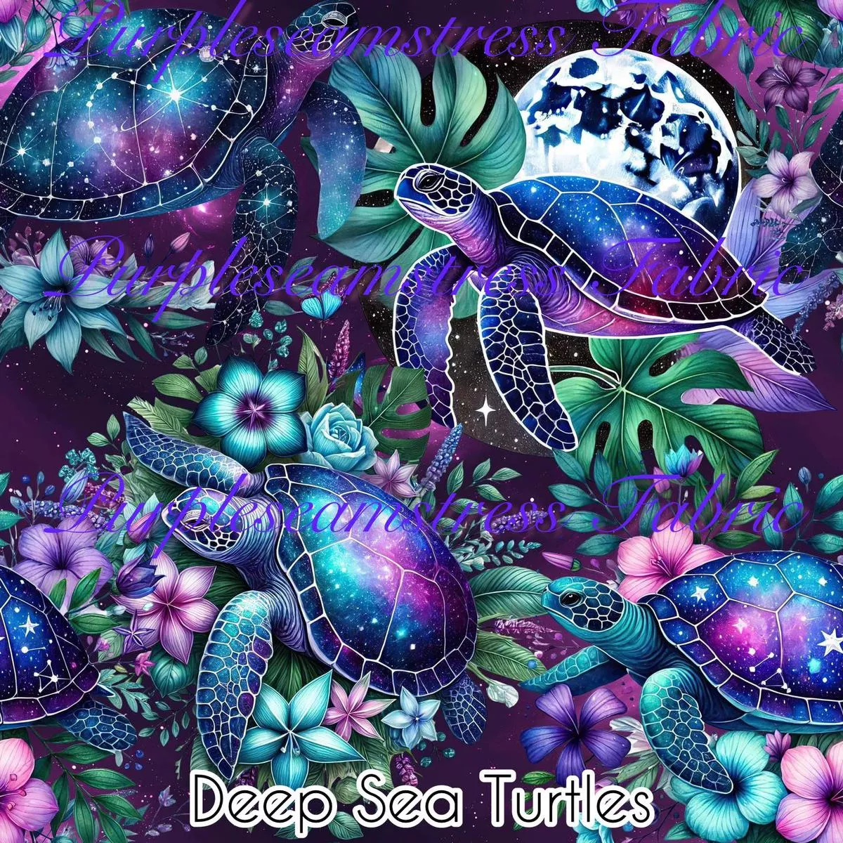 Deep Sea TurtlesFabric