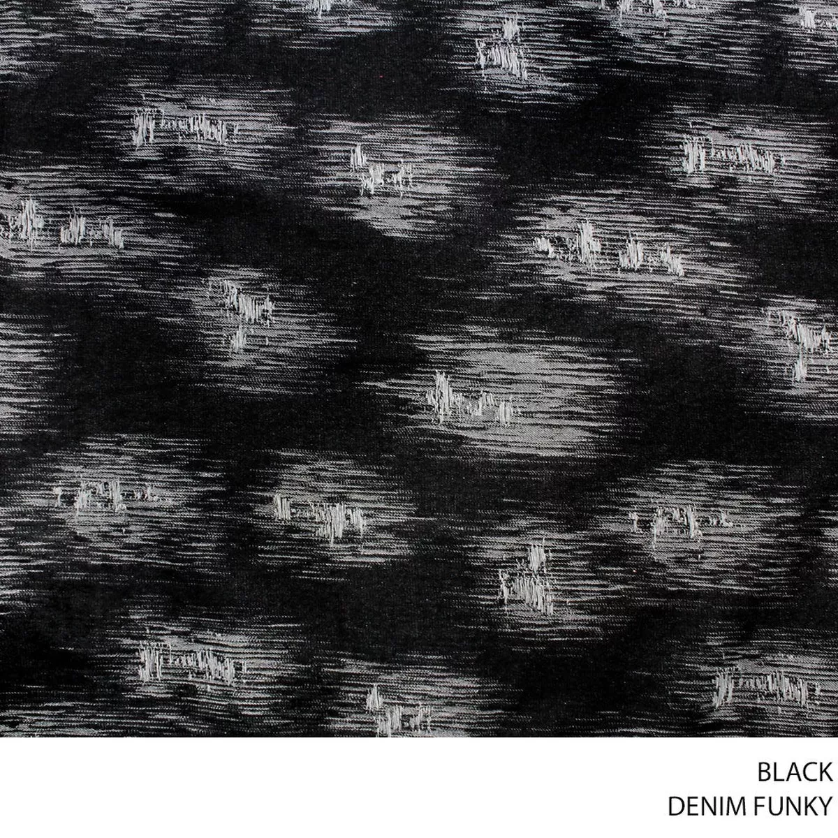 DENIM FUNKY FABRIC BLACK ROLL ROLL 001