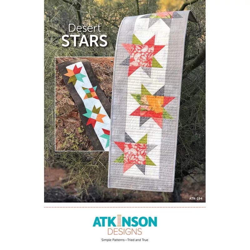 Desert Stars Quilt Pattern by Atkinson Designs