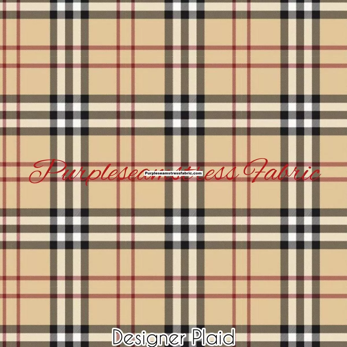 Designer PlaidFabric