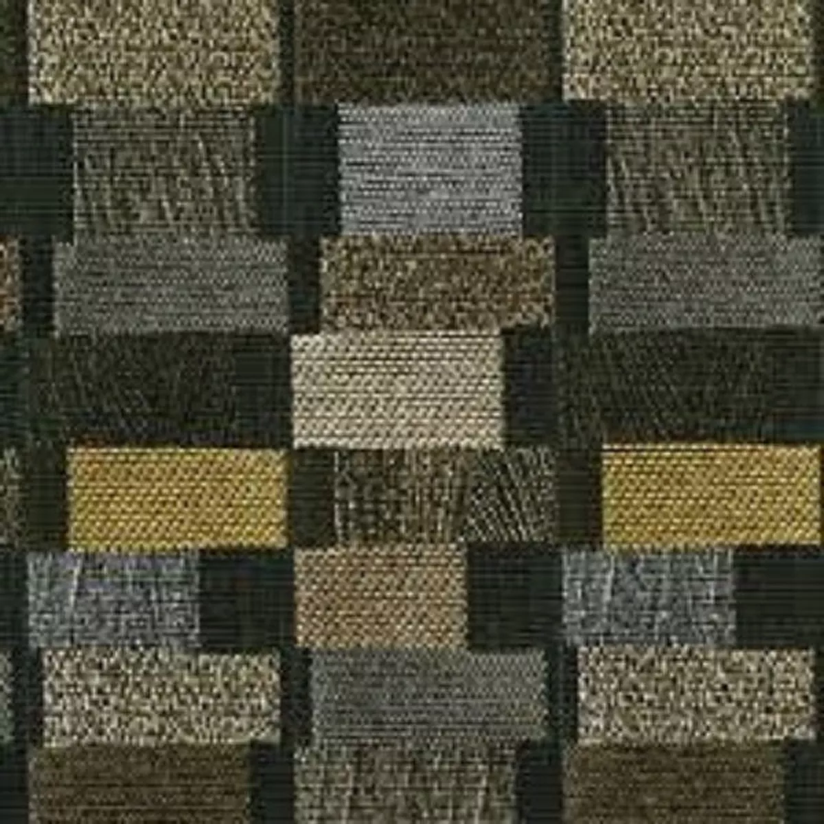 Designtex Stacks Mink Staggered Rectangles Brown Upholstery Fabric